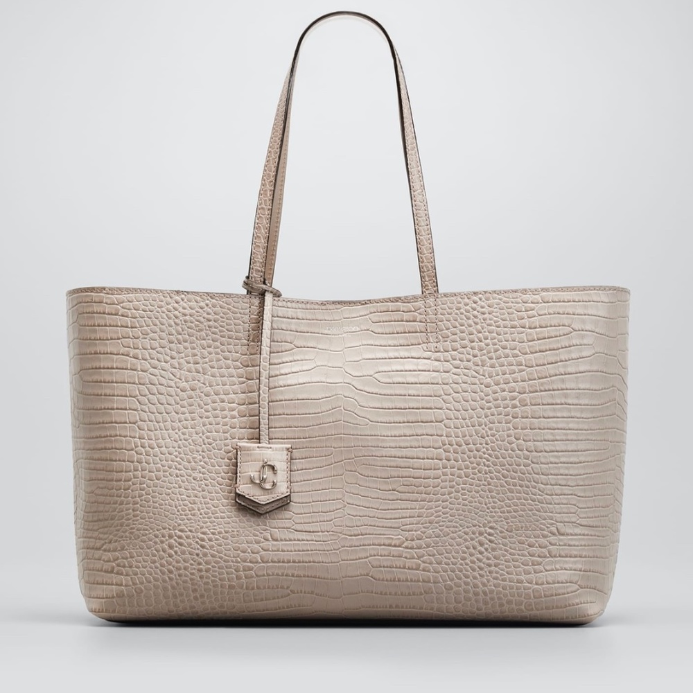 NWT JIMMY CHOO NINE2FIVE LIZARD EMBOSSED